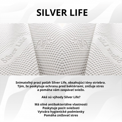 SILVER LIFE náhradný poťah na matrac